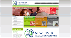 Desktop Screenshot of newriverinsulation.com